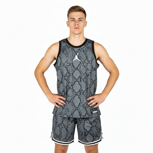 Conjunto Jordan Classic Gris – Dri-Fit Premium