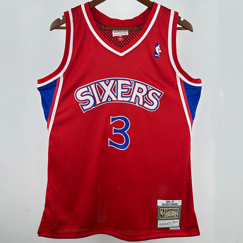 1996/97 NBA "Mitchell & Ness" 76ers Road - Allen Iverson