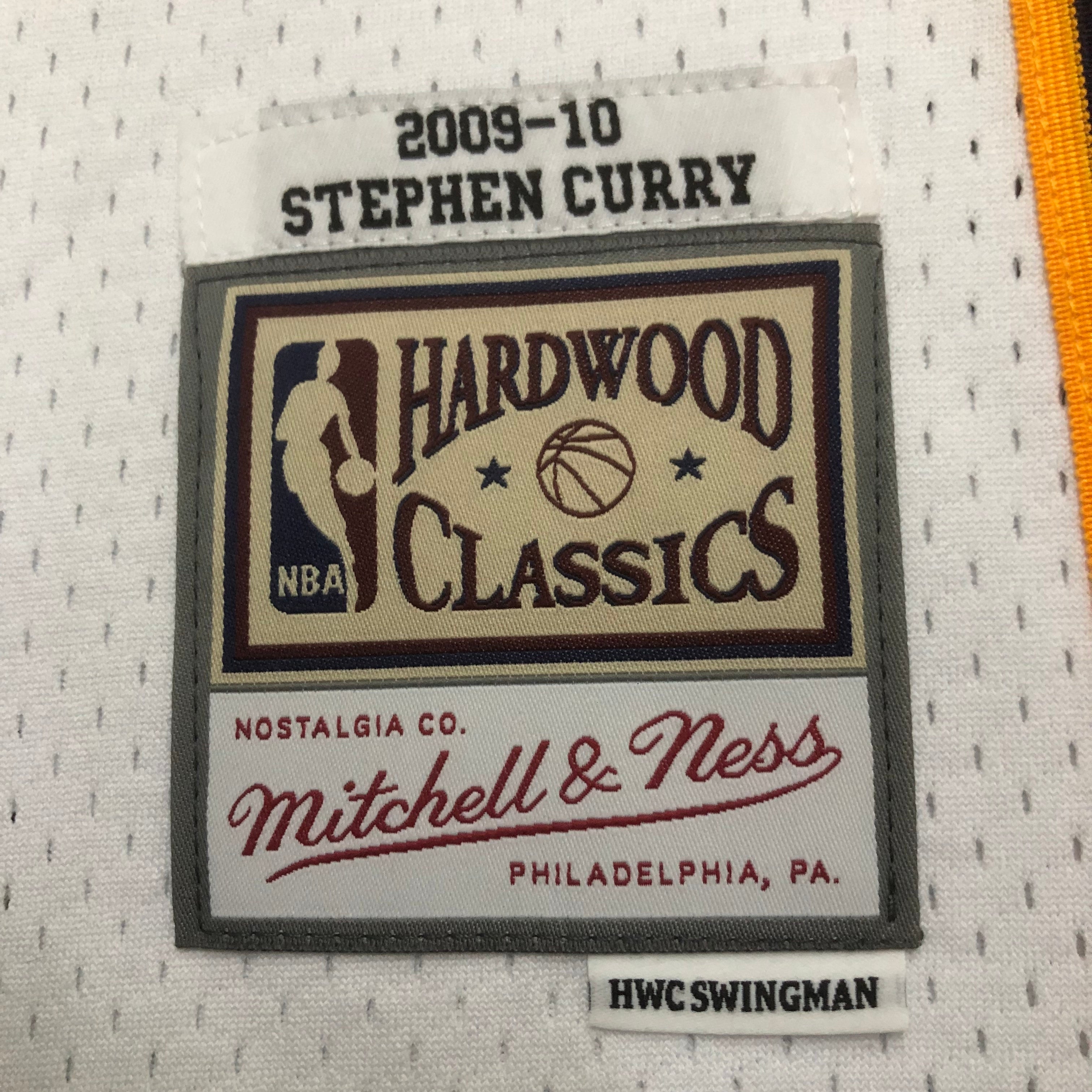 2009/10 NBA Warriors Mitchell & Ness - Stephen Curry