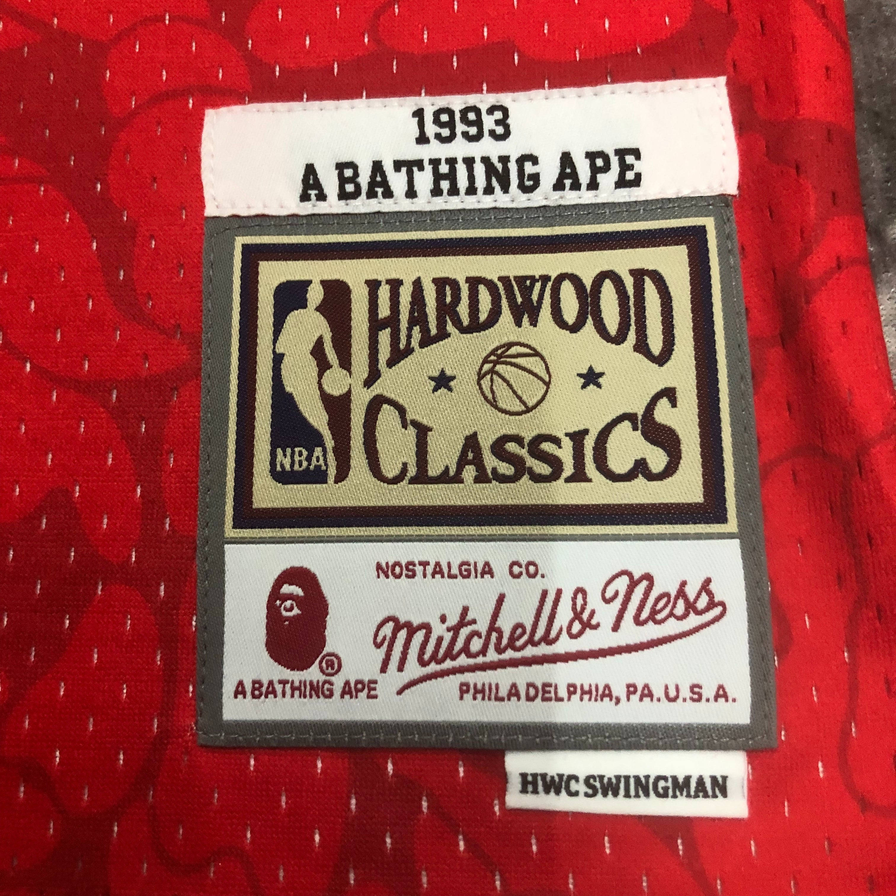 1993 NBA Miami Heat - Mitchell & Ness x BAPE