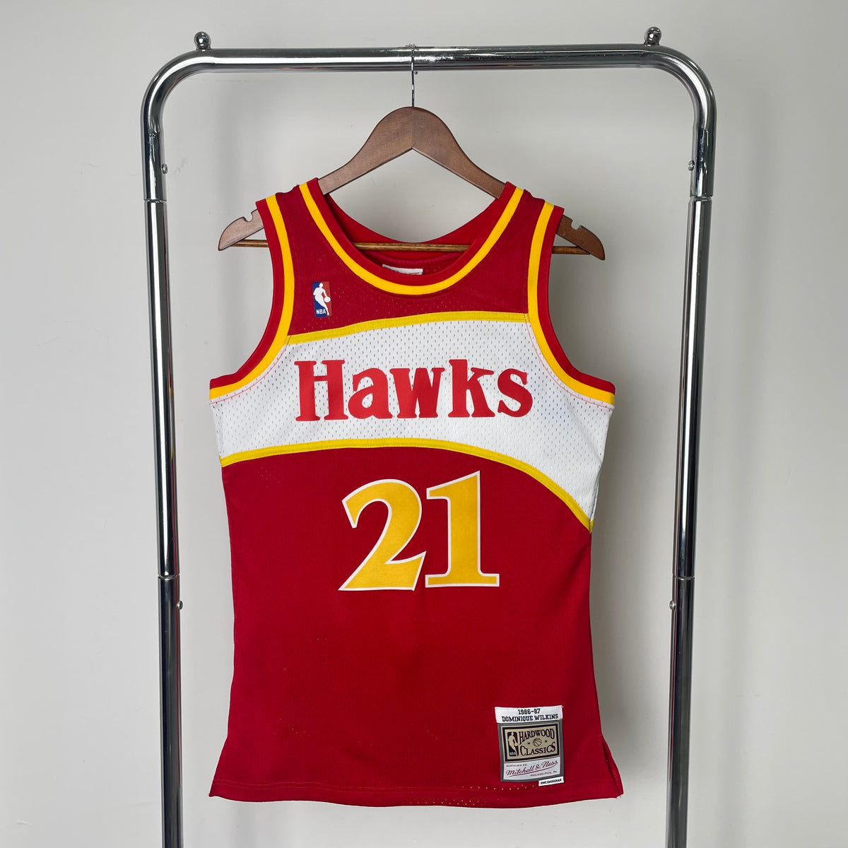 1986/87 NBA Hawks "Mitchell & Ness" - Wilkins