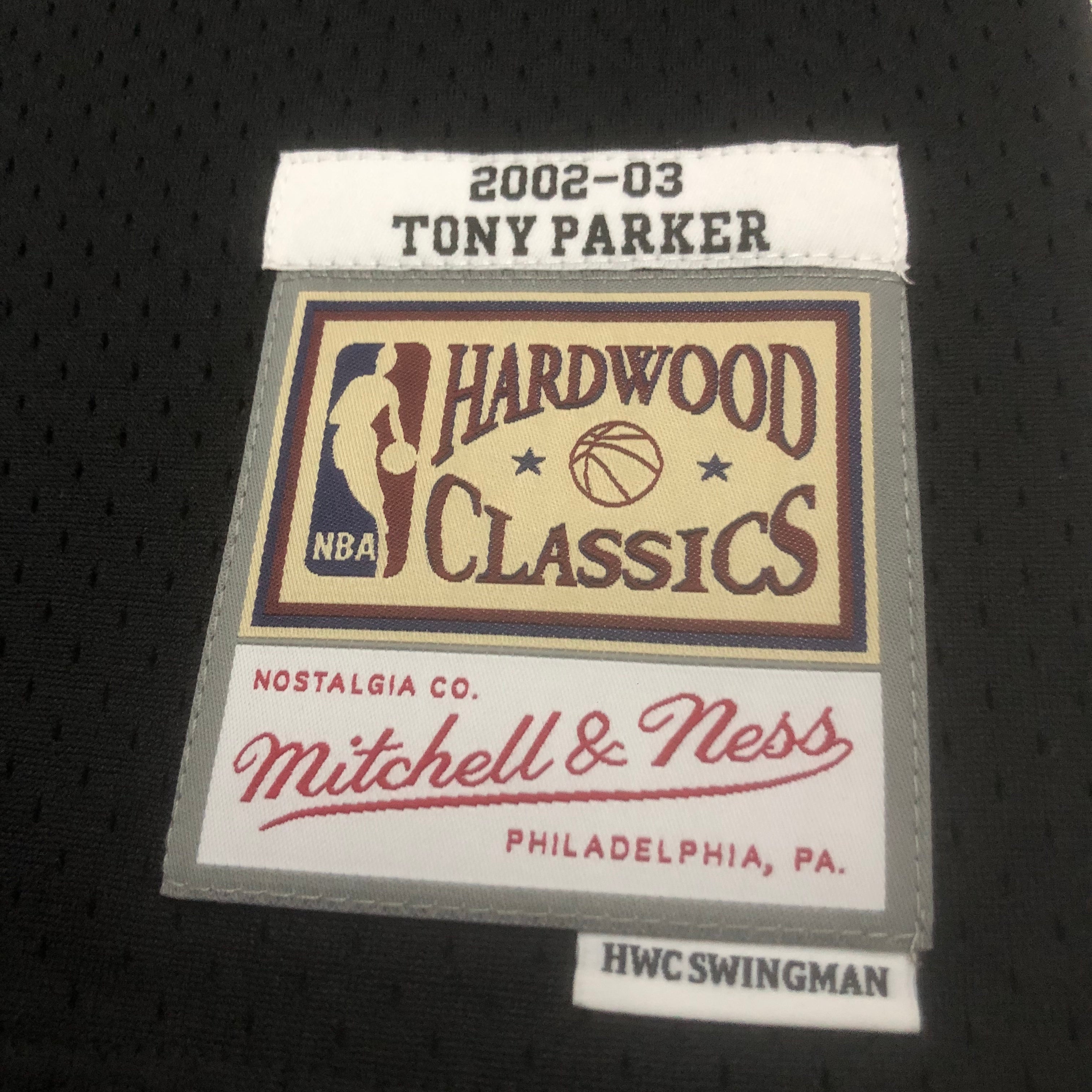 2002/03 NBA Spurs Mitchell & Ness - Tony Parker