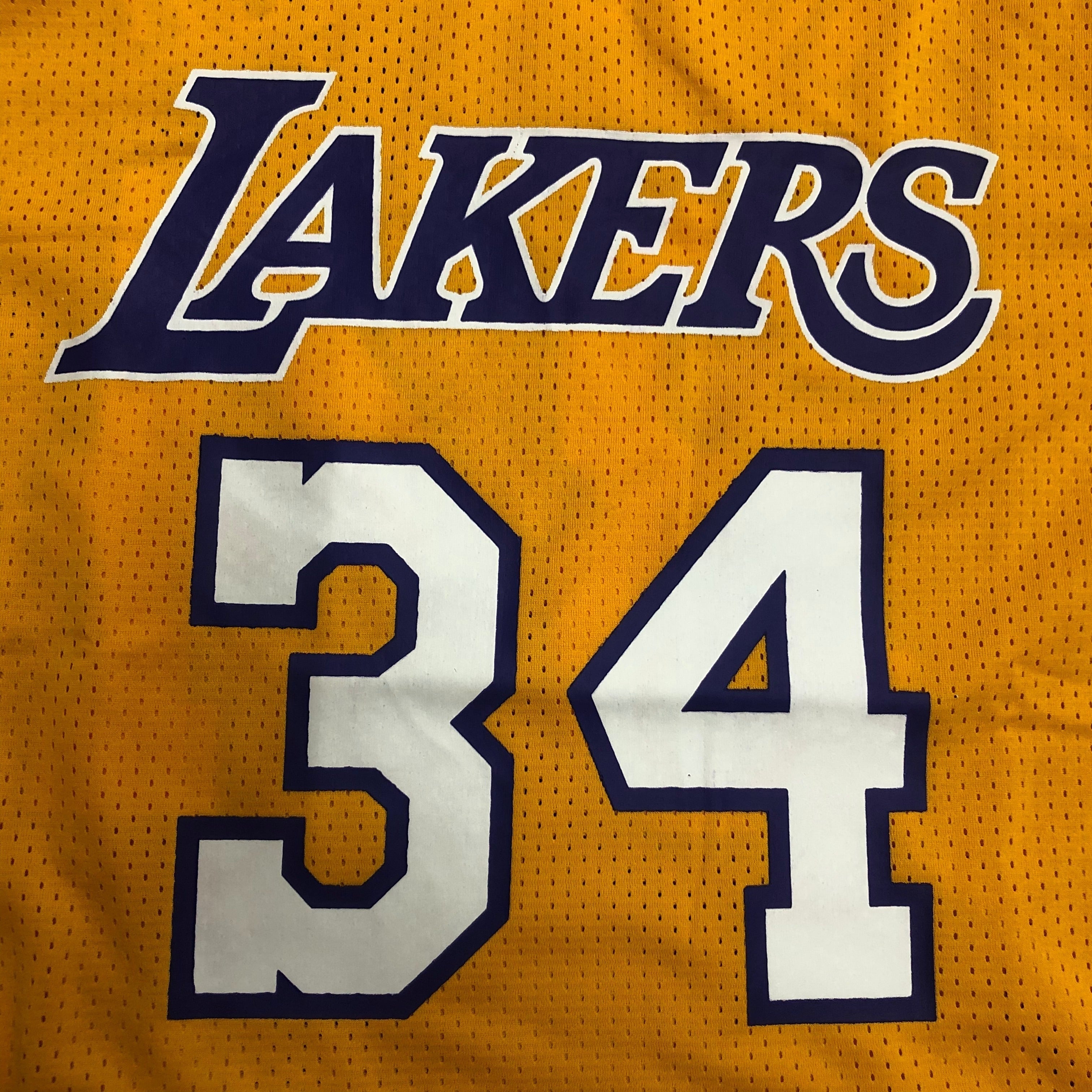 Jersey Estilo Béisbol Lakers - Shaq O´Neal #34