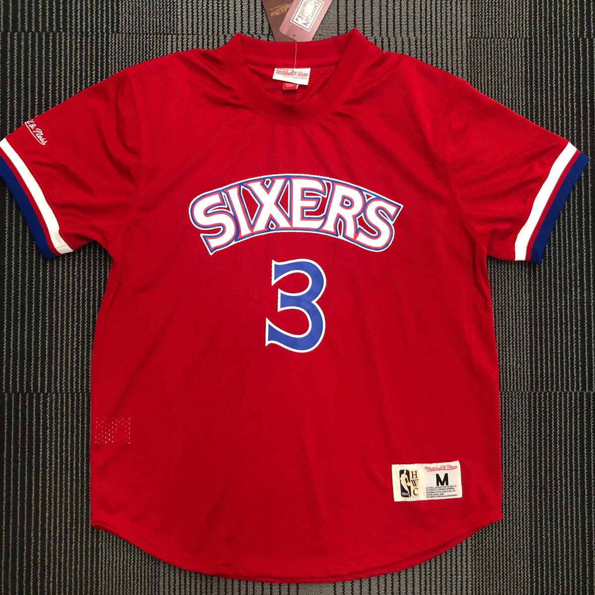 Jersey Estilo Béisbol 76ers - Iverson #3