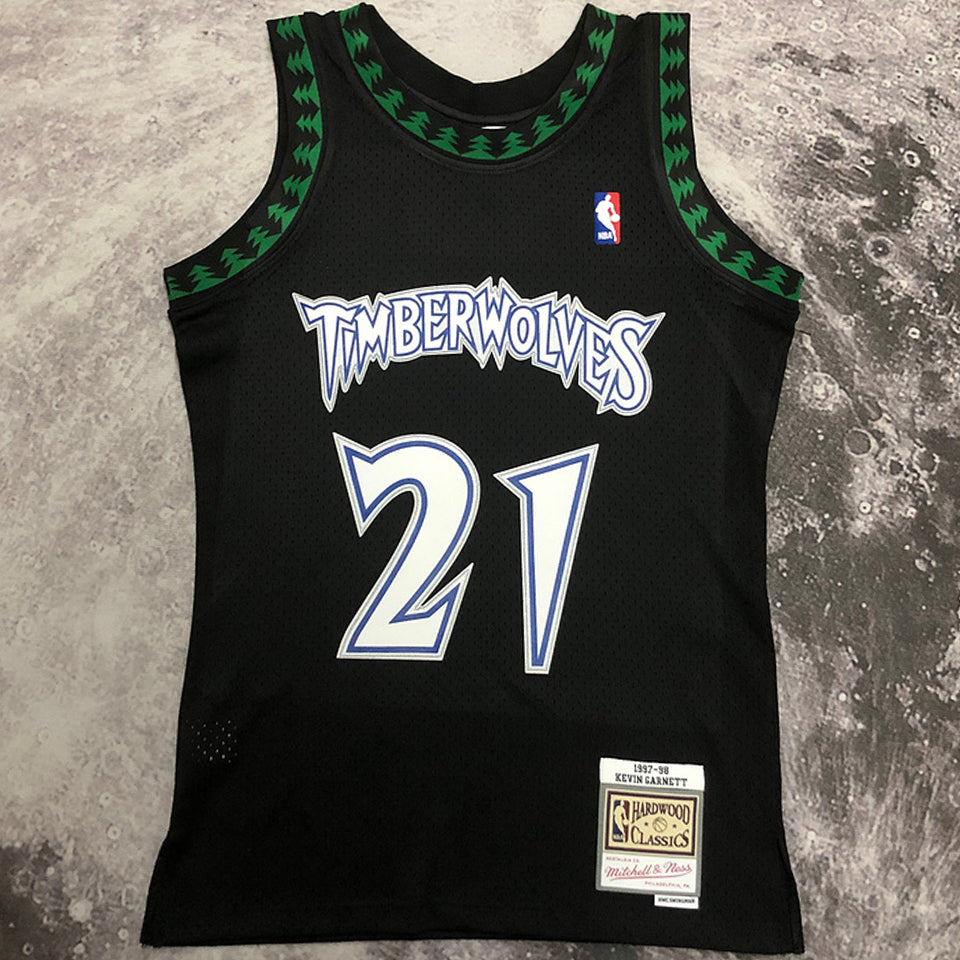 1997/98 NBA Timberwolves Mitchell & Ness - Kevin Garnett