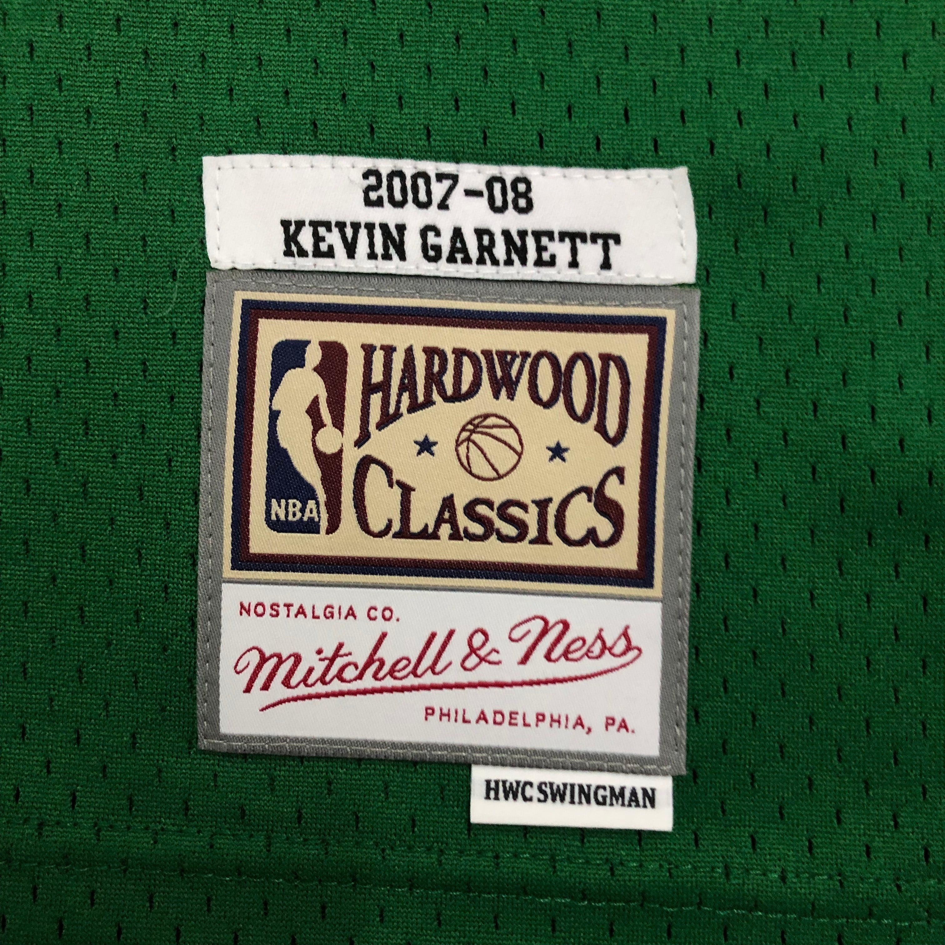 2007/08 NBA Celtics Mitchell & Ness - Kevin Garnett