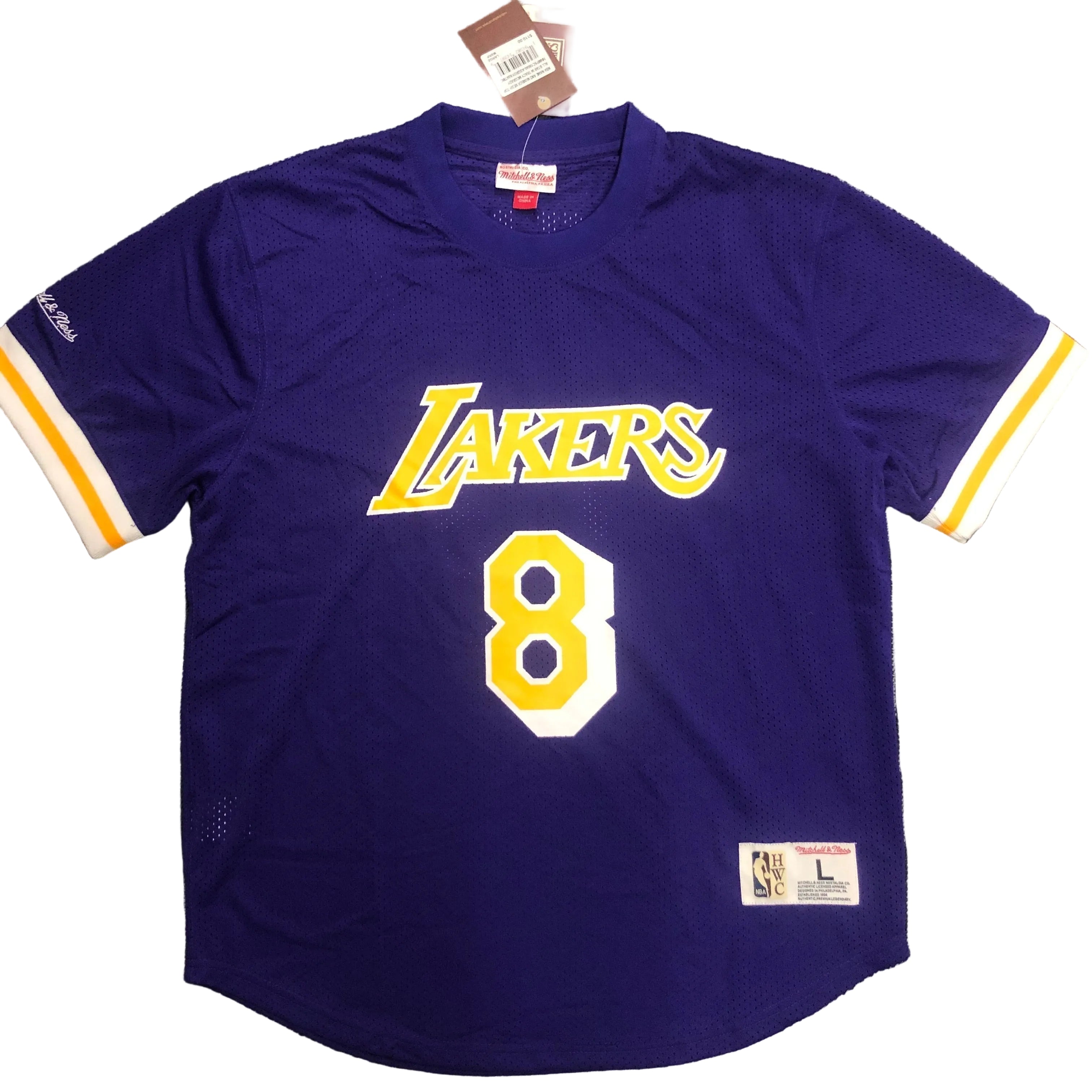 Jersey Estilo Béisbol Lakers - Kobe Bryant #8