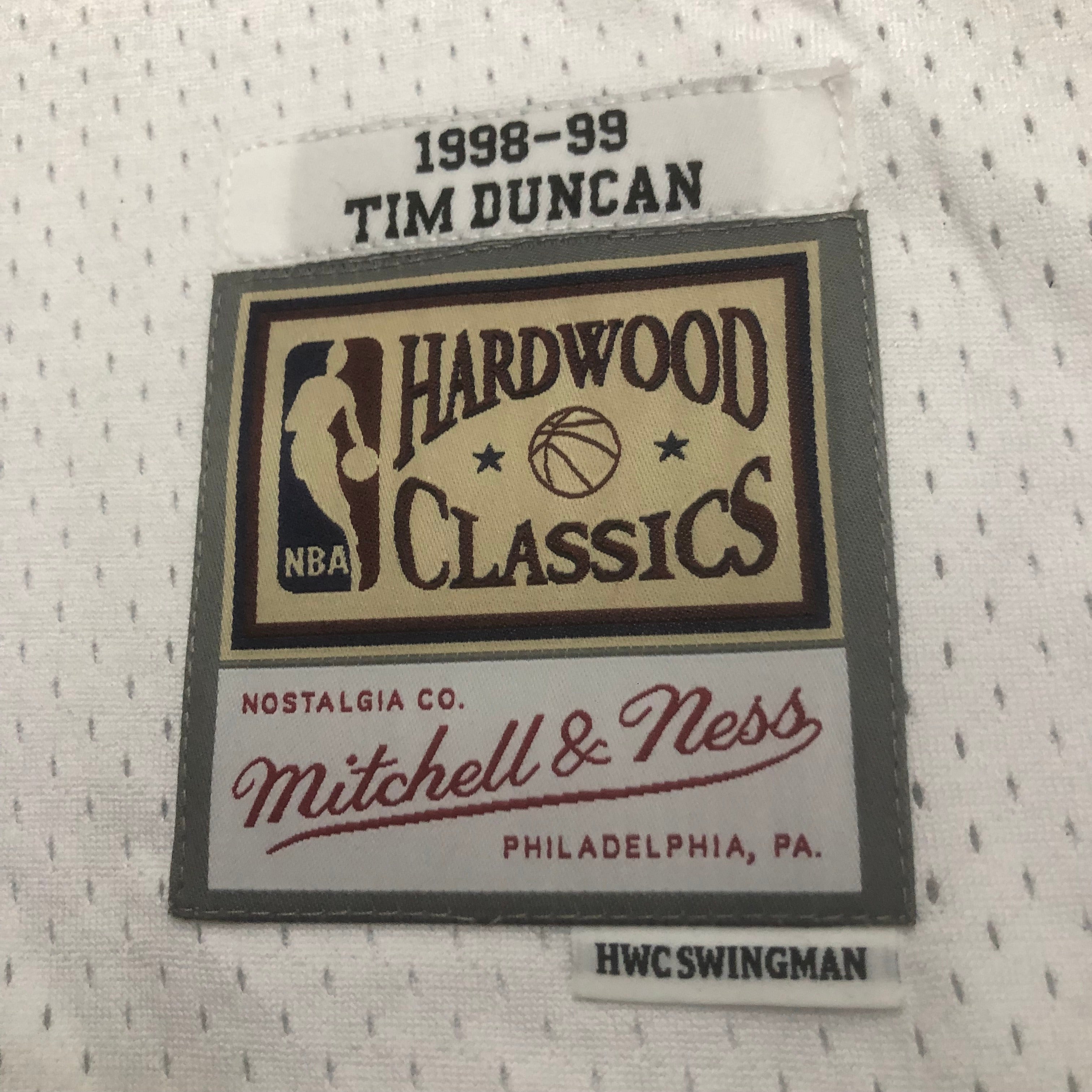 1998/99 NBA Spurs Mitchell & Ness - Tim Duncan