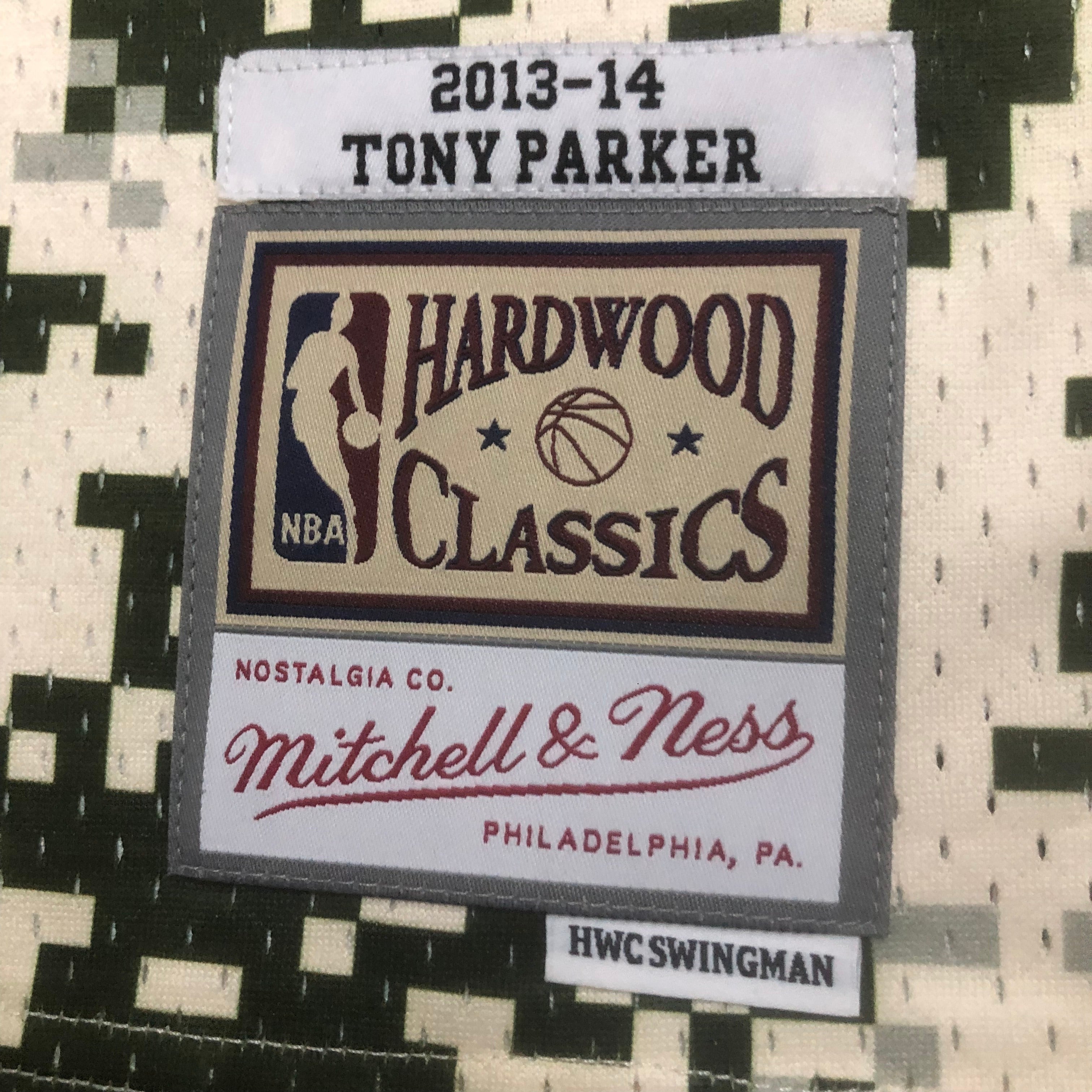 2013/14 NBA Spurs Mitchell & Ness - Tony Parker