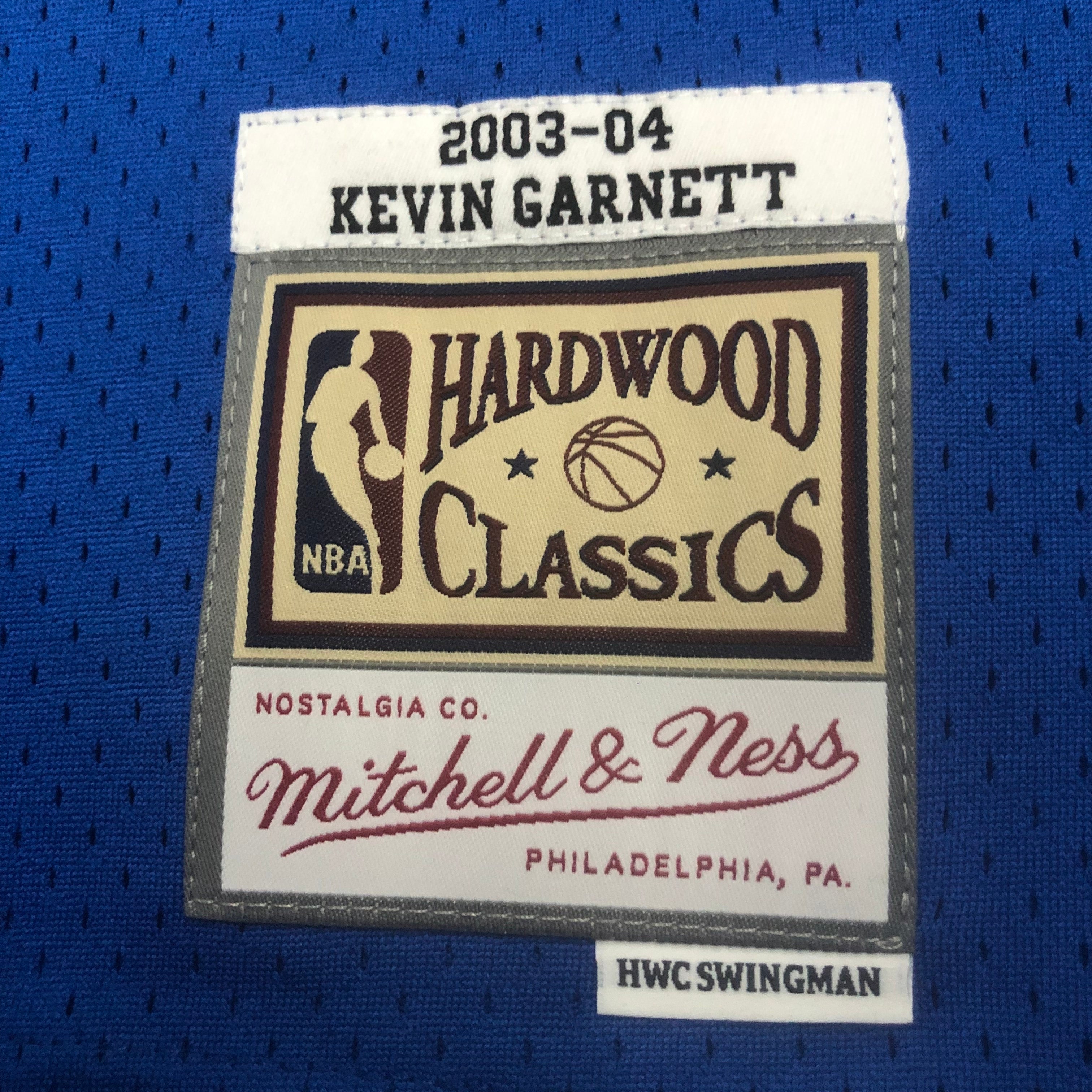 2003/04 NBA Timberwolves Mitchell & Ness - Kevin Garnett