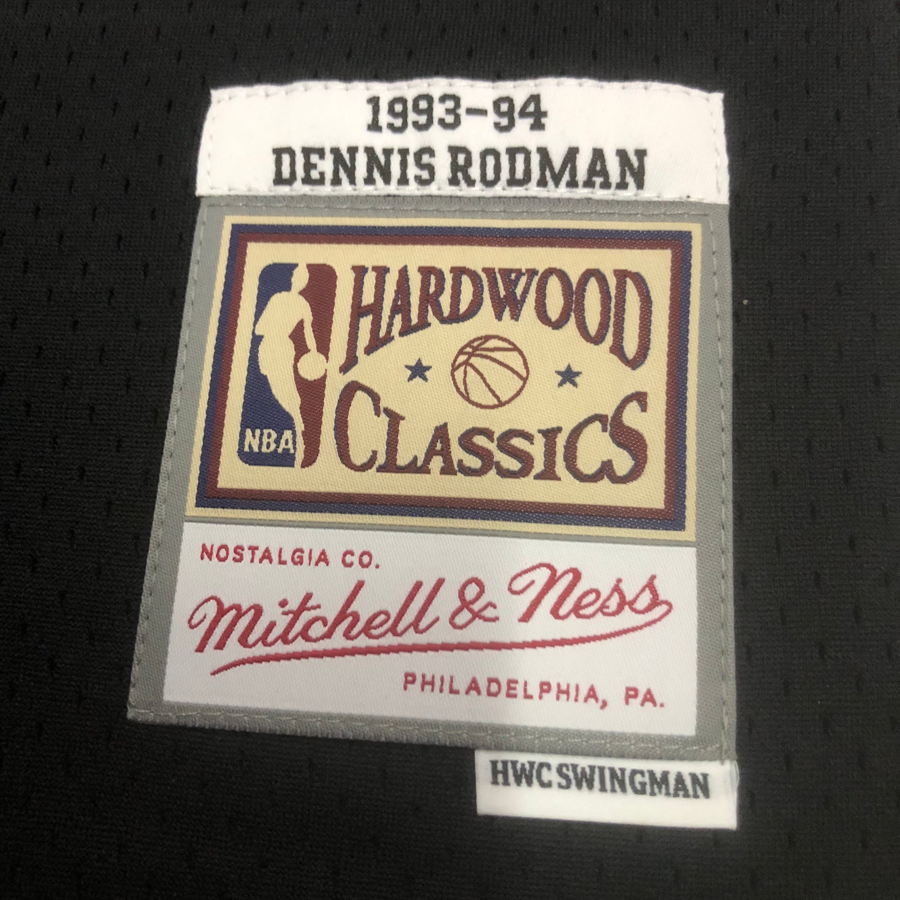 1993/94 NBA Spurs Mitchell & Ness - Dennis Rodman