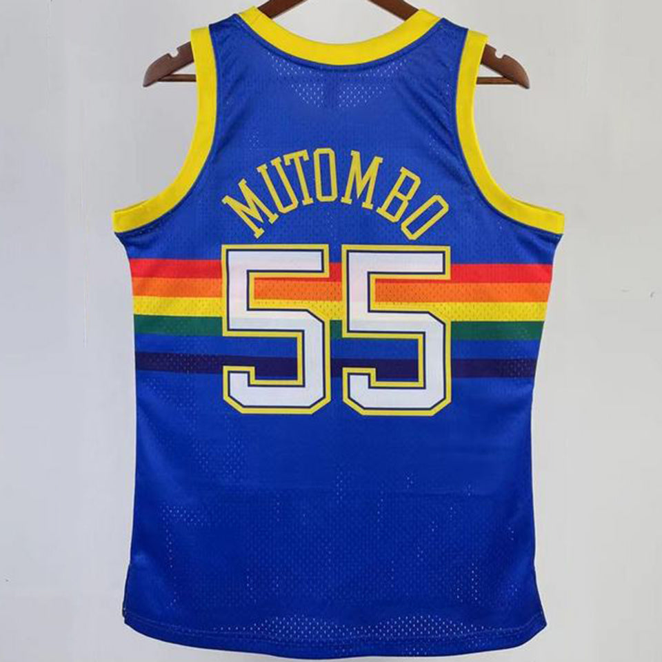 1991/92 NBA Nuggets Mitchell & Ness - Dikembe Mutombo