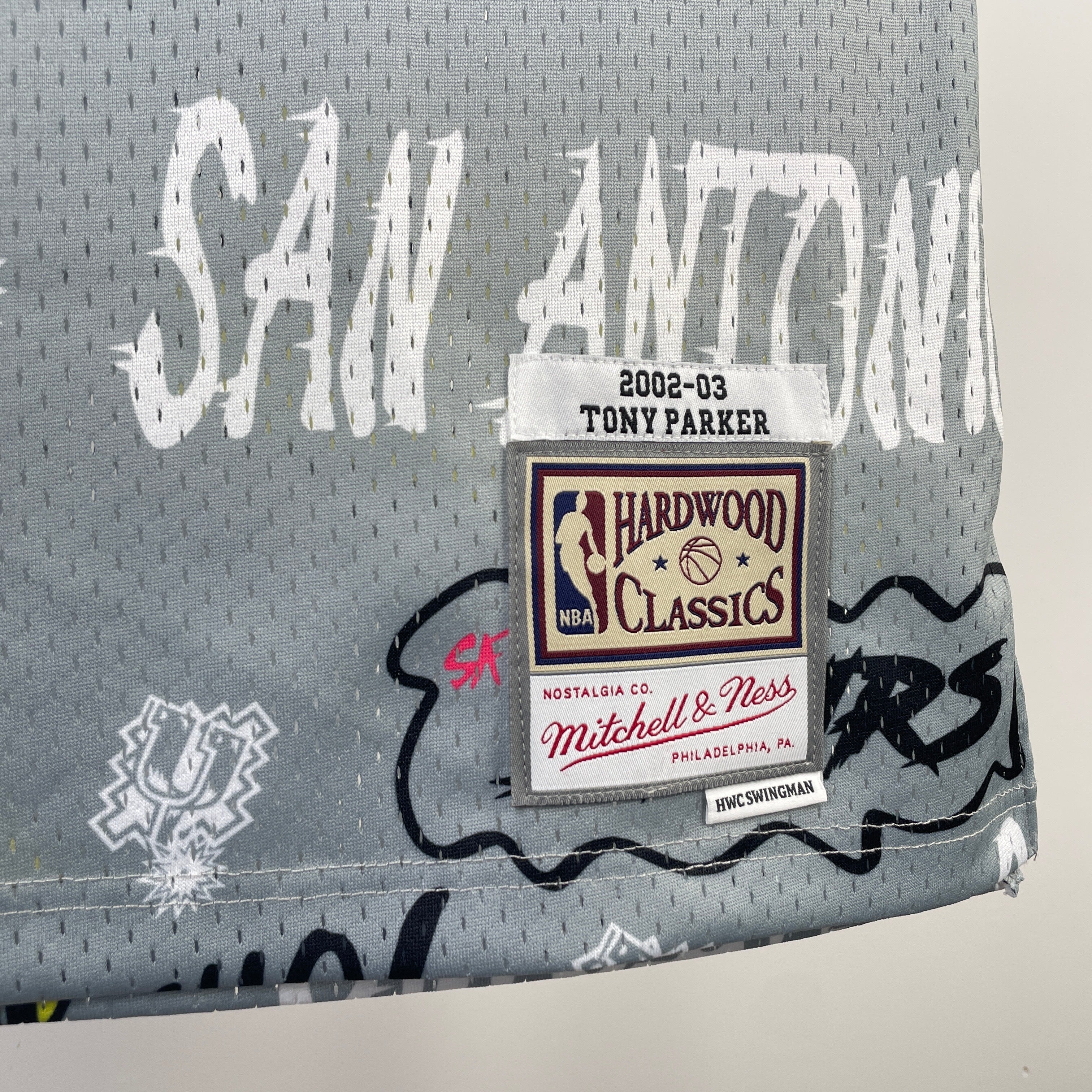 2002/03 NBA Spurs Mitchell & Ness - Tony Parker
