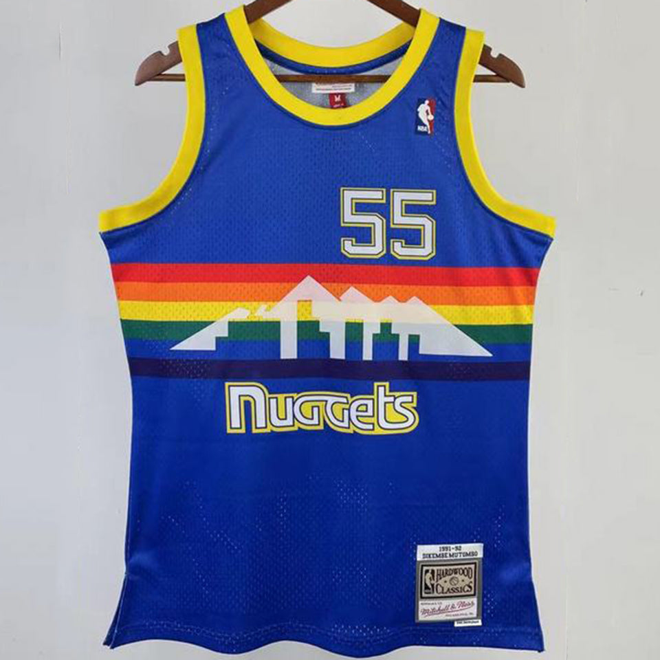 1991/92 NBA Nuggets Mitchell & Ness - Dikembe Mutombo
