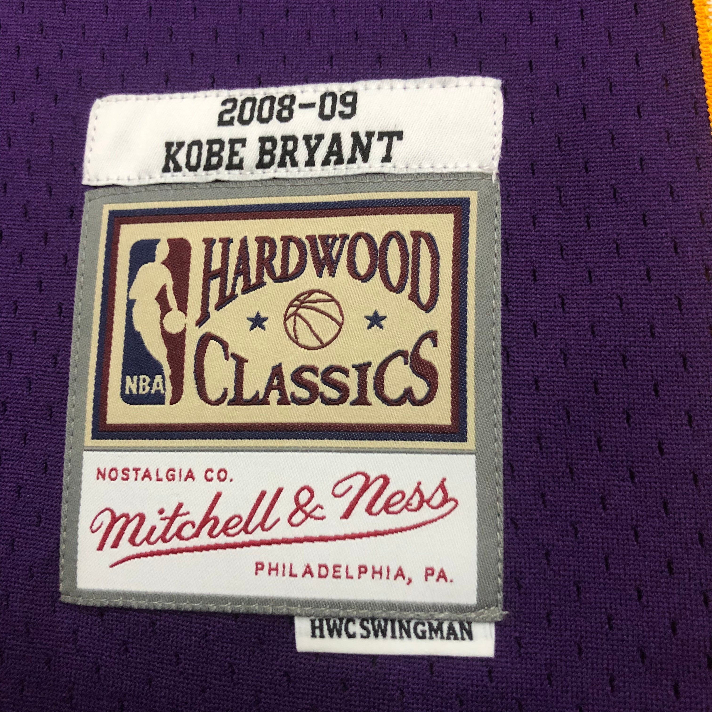 2008/09 NBA Lakers Mitchell & Ness - Kobe Bryant