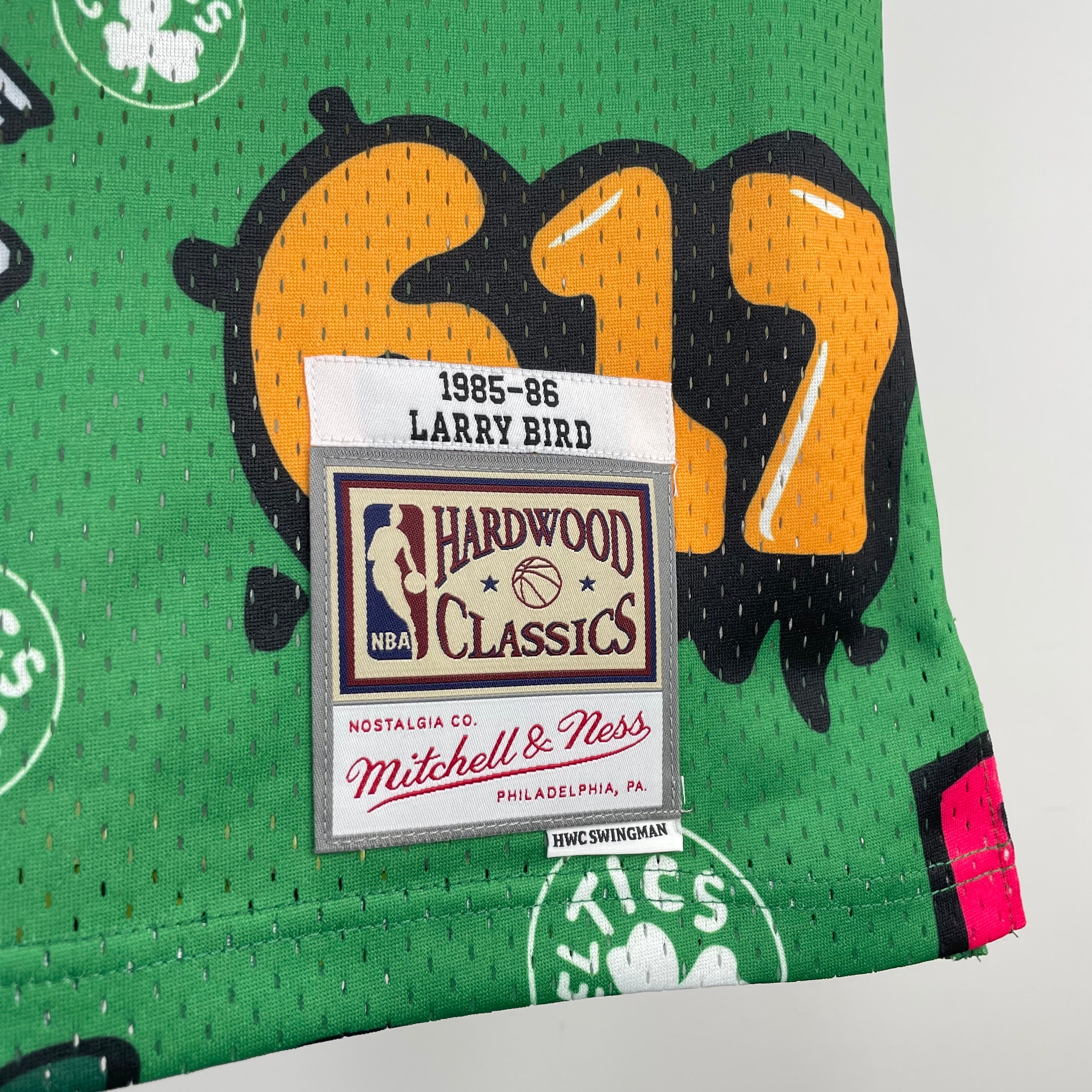 1985/86 NBA Celtics Mitchell & Ness - Larry Bird