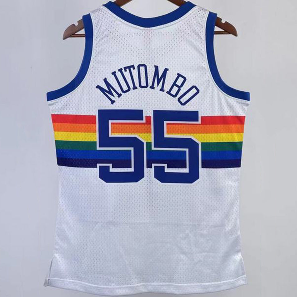 1991/92 NBA Nuggets Mitchell & Ness - Dikembe Mutombo