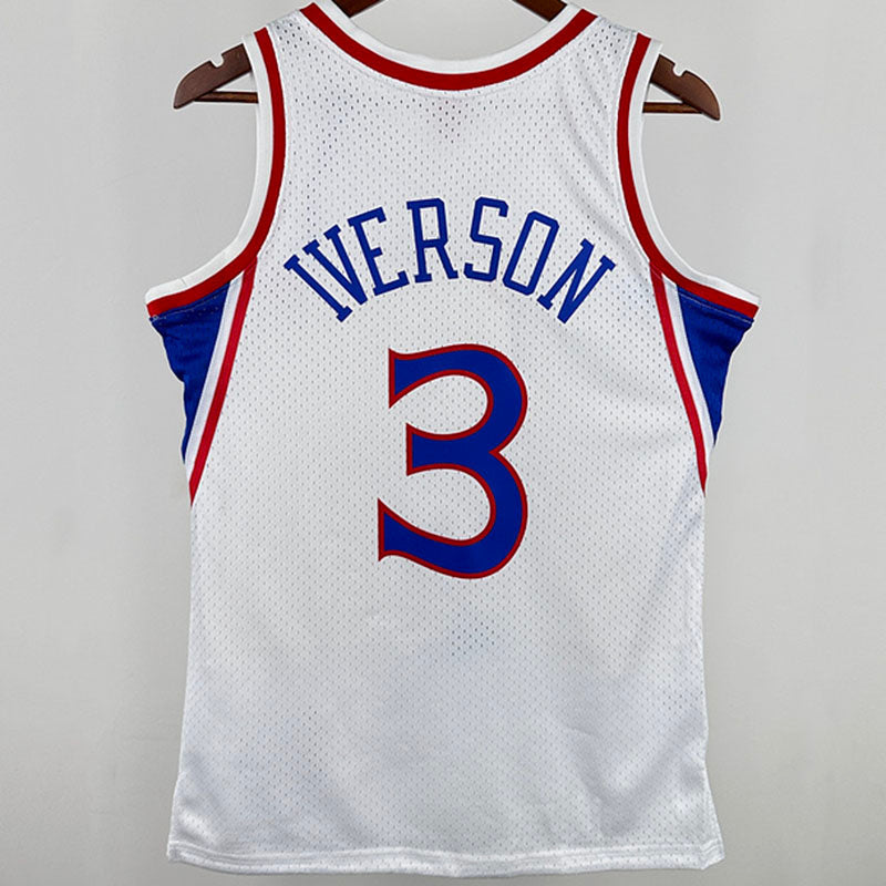 1996/97 NBA "Mitchell & Ness" 76ers Home - Allen Iverson