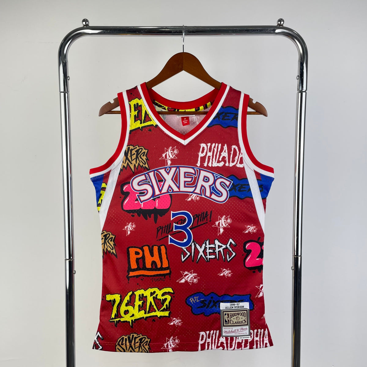 Allen Iverson - 76ers Jersey - Hardwood Classics 1996/97