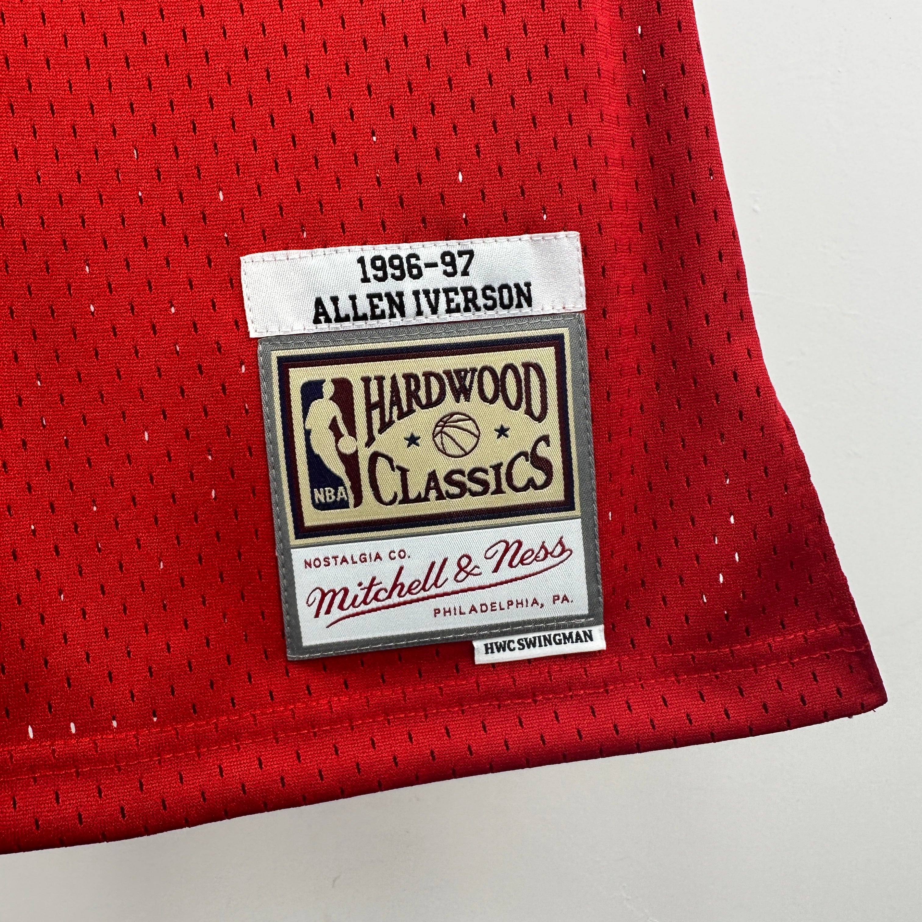 1996/97 NBA "Mitchell & Ness" 76ers Road - Allen Iverson