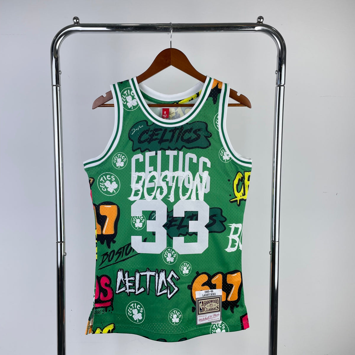 1985/86 NBA Celtics Mitchell & Ness - Larry Bird