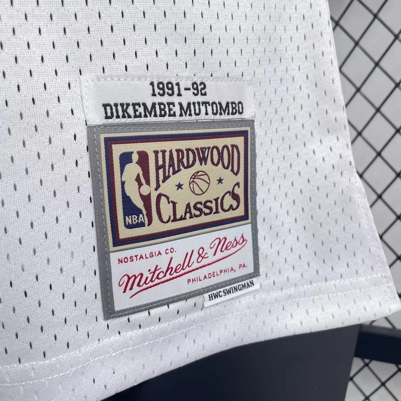 1991/92 NBA Nuggets Mitchell & Ness - Dikembe Mutombo
