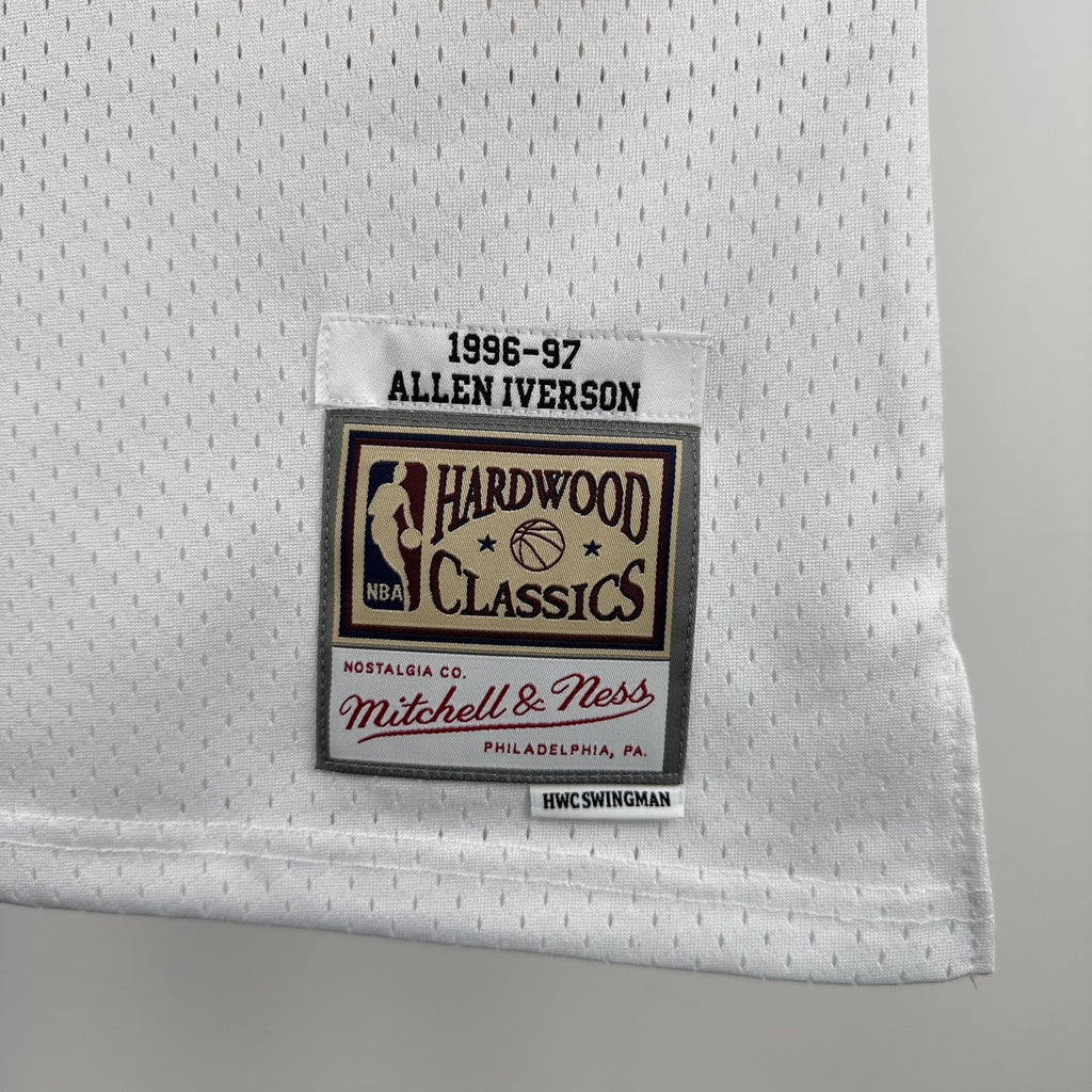1996/97 NBA "Mitchell & Ness" 76ers Home - Allen Iverson