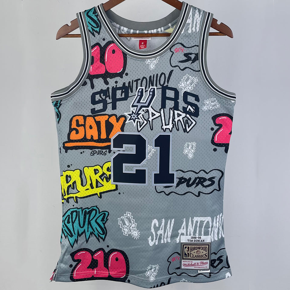 1998/99 NBA Spurs Mitchell & Ness - Tim Duncan