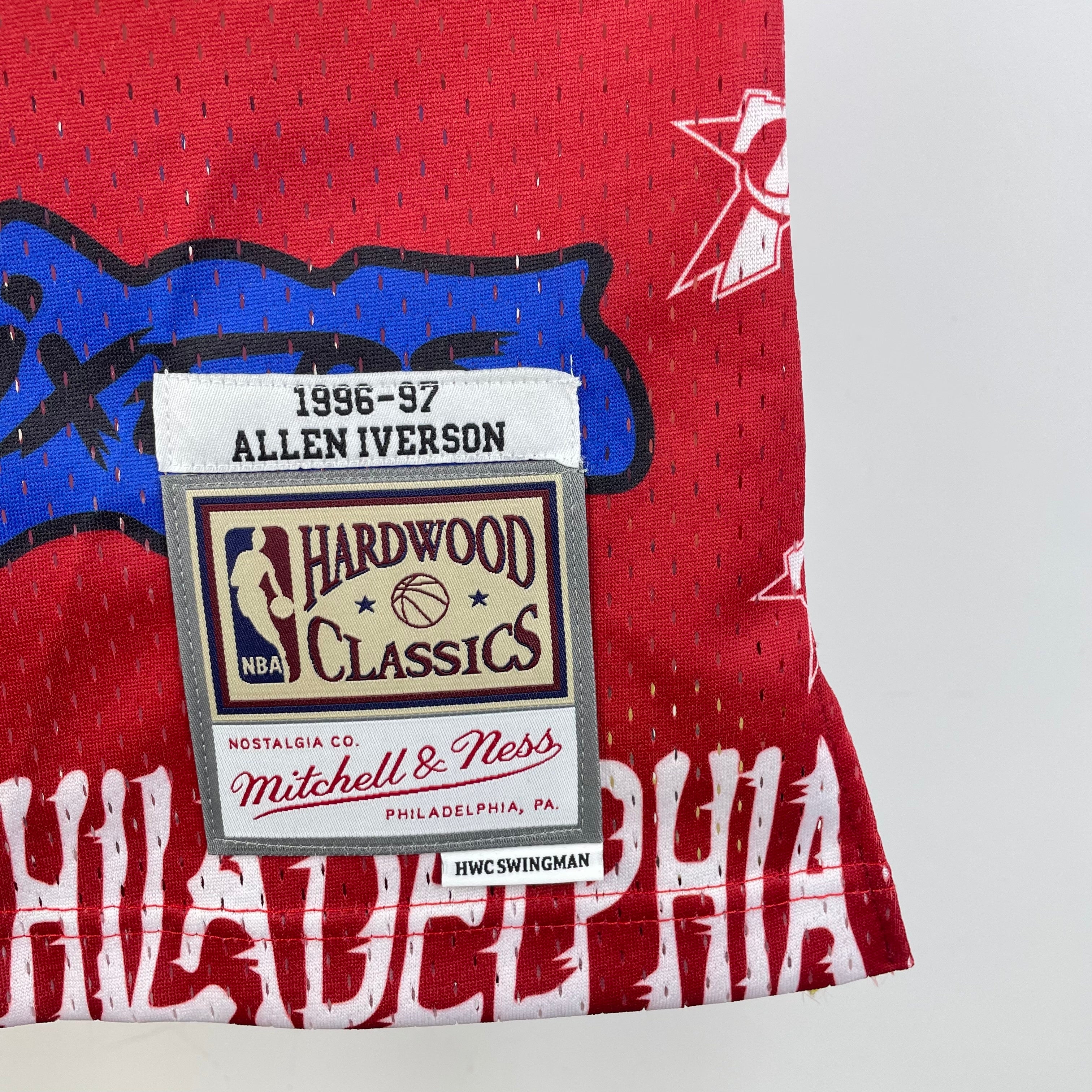 Allen Iverson - 76ers Jersey - Hardwood Classics 1996/97