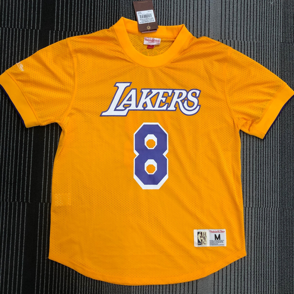 Jersey Estilo Béisbol Lakers - Kobe Bryant #8