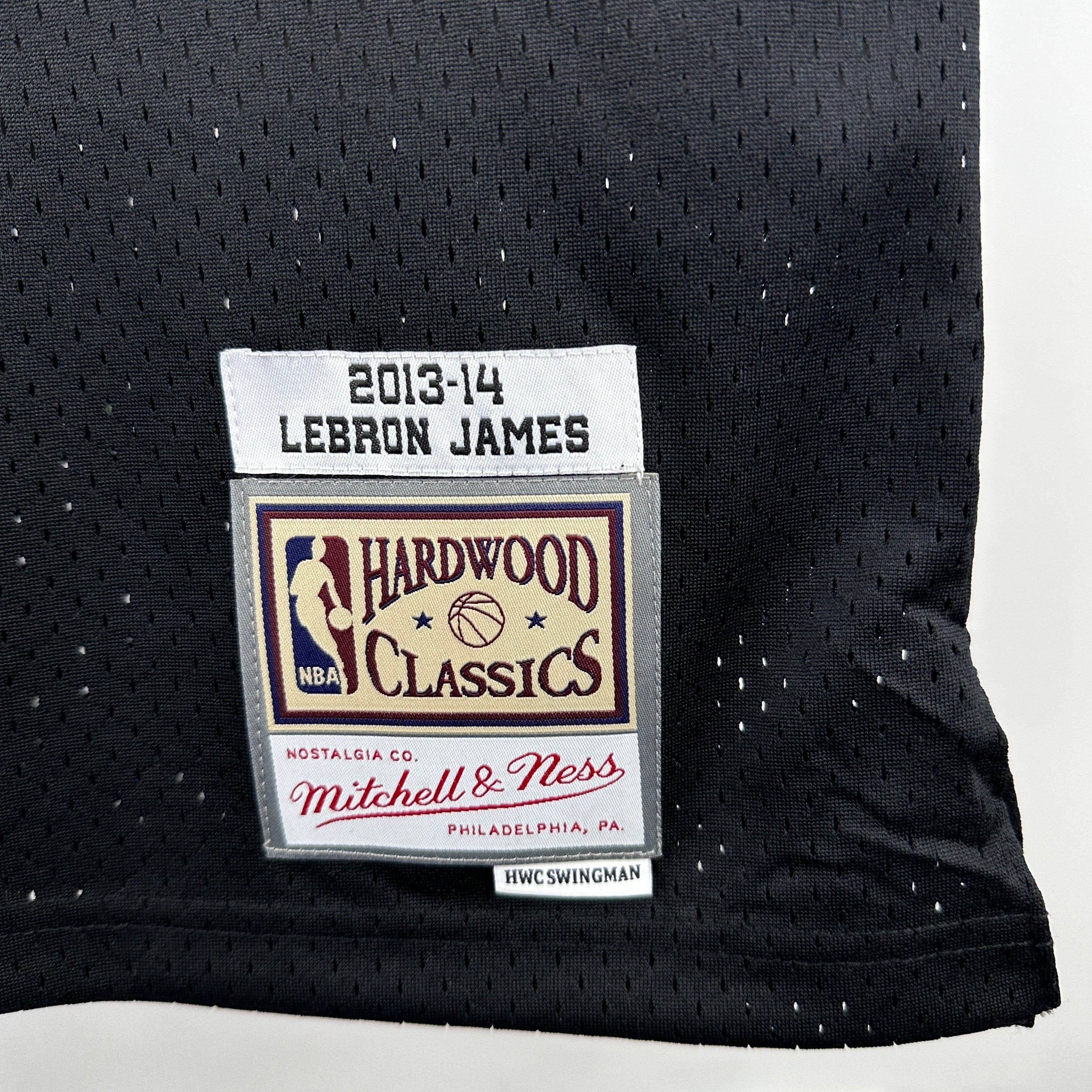 2013/14 NBA Miami Heat Mitchell & Ness - Lebron James