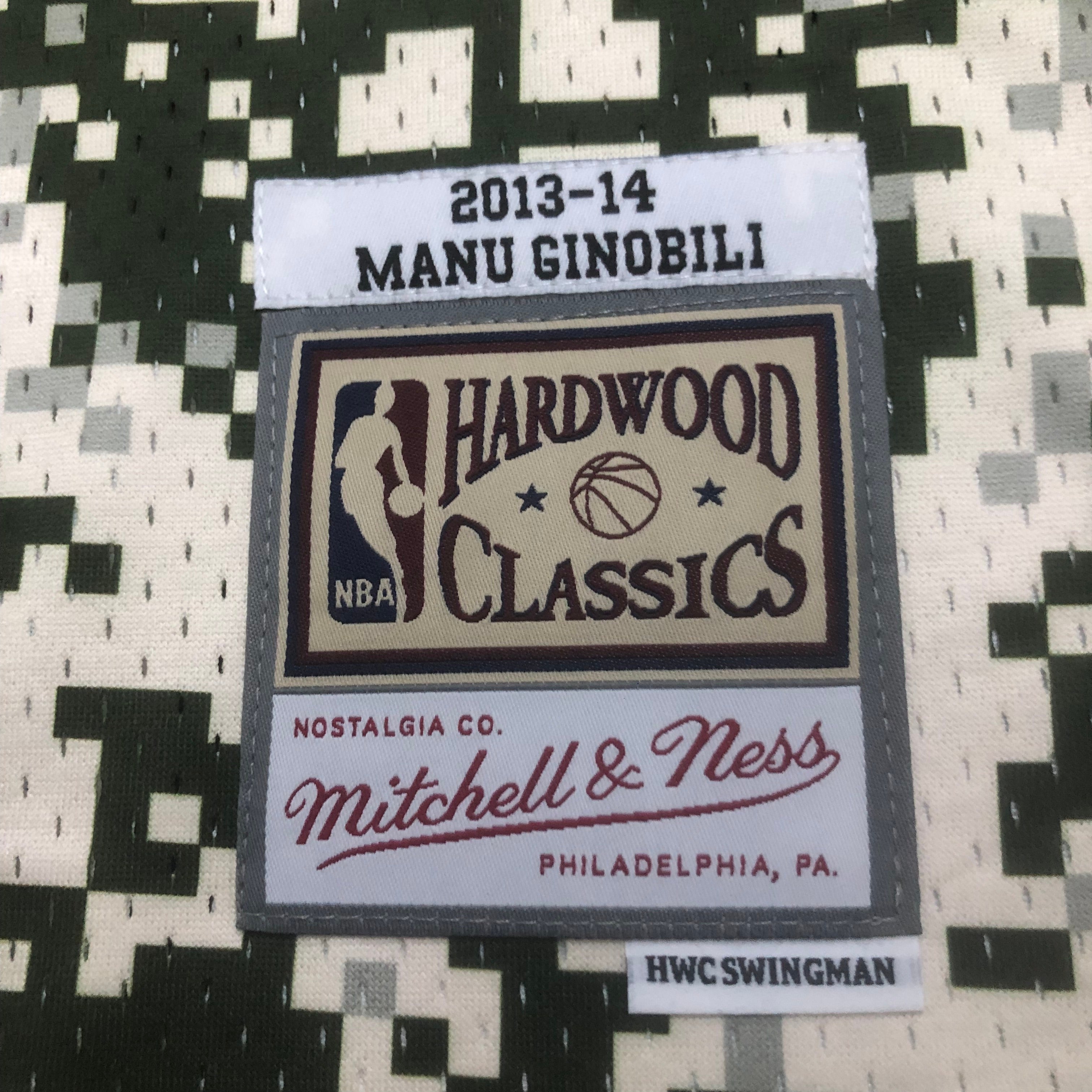 2013/14 NBA Spurs Mitchell & Ness - Manu Ginobili