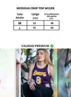 Mujeres | NBA Crop Top Boston Celtics Mitchell & Ness - Larry Bird