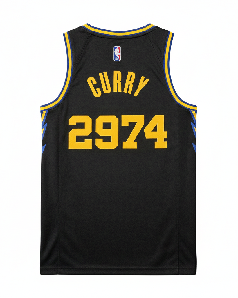 23/24 NBA Warriors City Edition 2,974 Record  - Stephen Curry