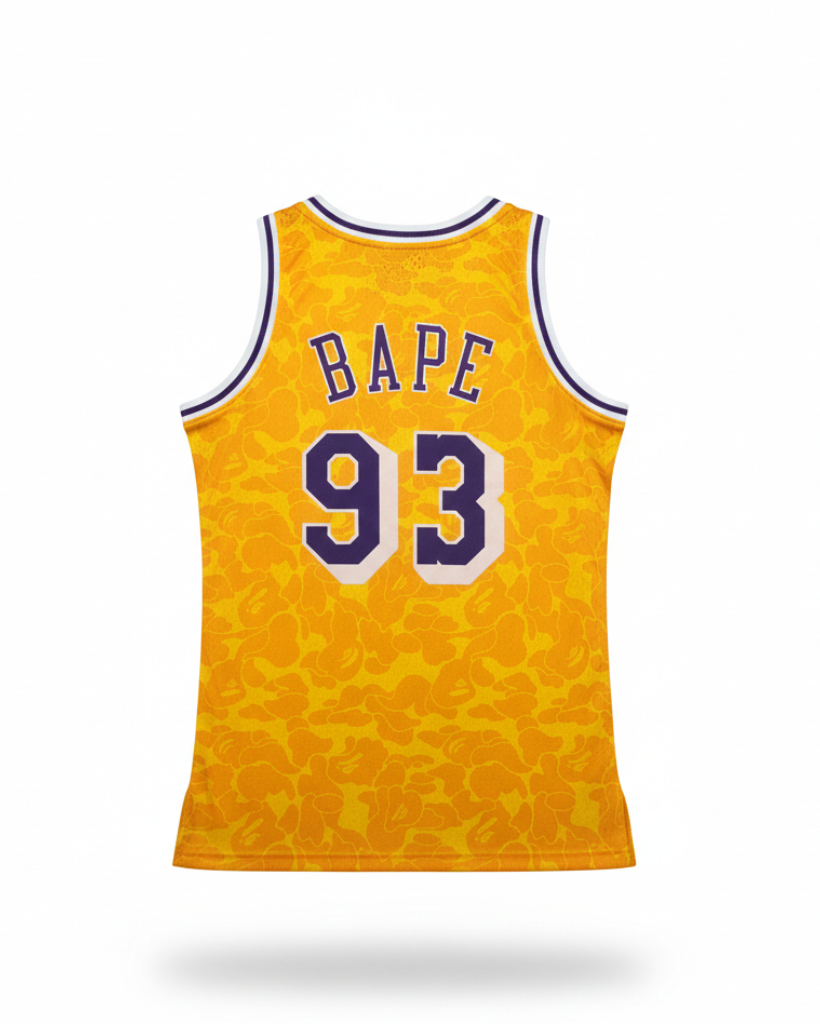 1996/97 NBA Lakers - Mitchell & Ness x BAPE