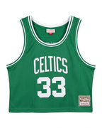 Mujeres | NBA Crop Top Boston Celtics Mitchell & Ness - Larry Bird