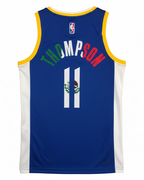 21/22 NBA Warriors Icon Edition Mexico Style -  Thompson