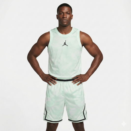 Conjunto Jordan Classic Azul y Blanco – Dri-Fit Premium