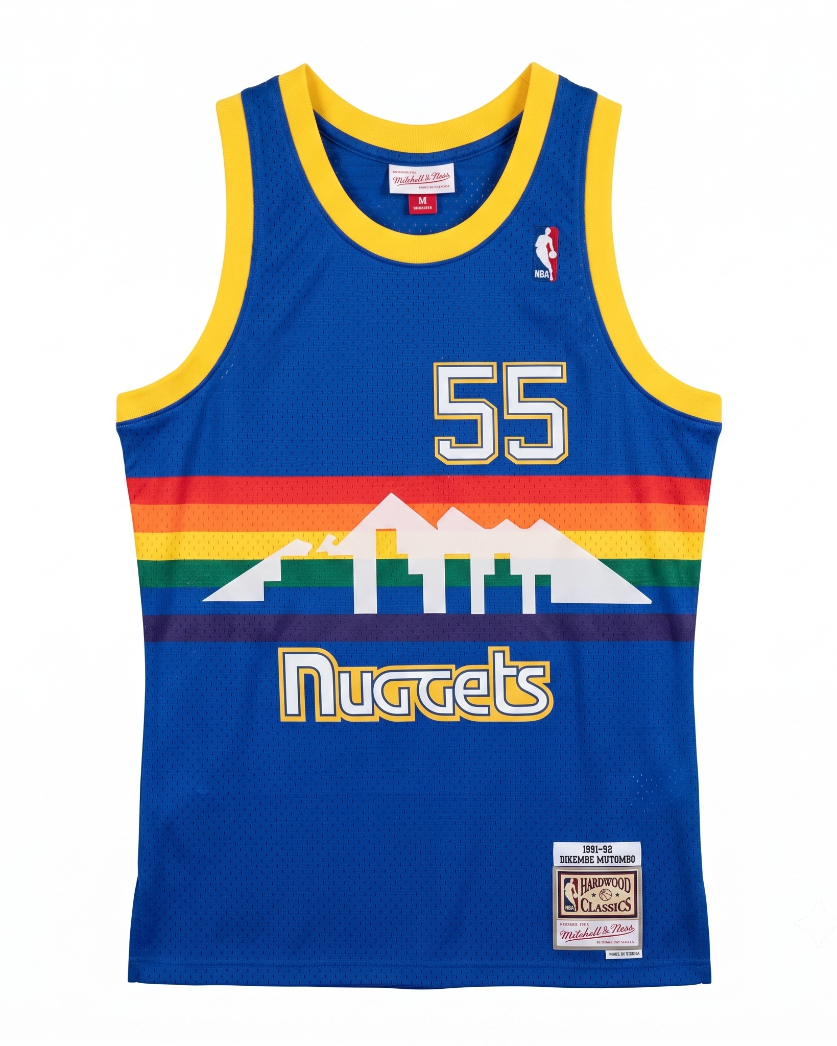 1991/92 NBA Nuggets Mitchell & Ness - Dikembe Mutombo