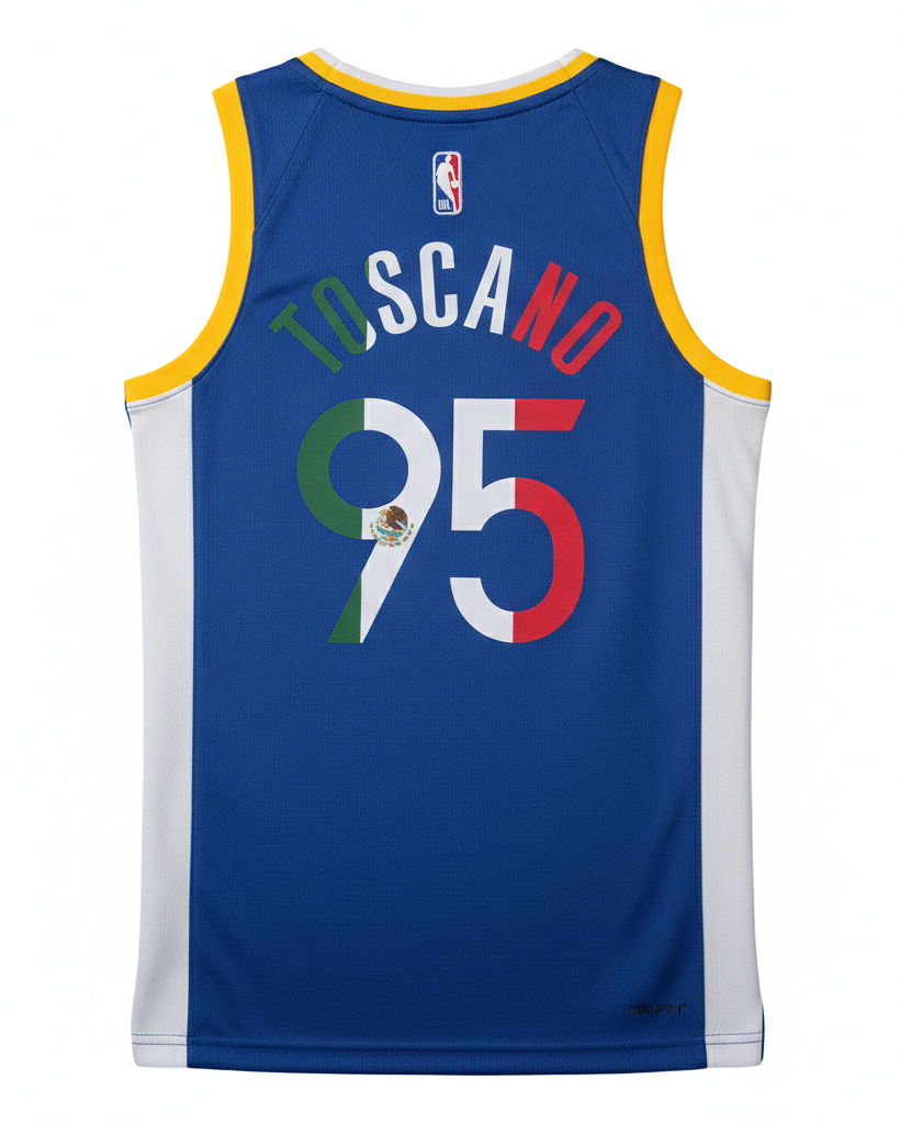 21/22 NBA Warriors Icon Edition Mexico Style - Juan Toscano