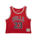 Mujeres | NBA Crop Top Chicago Bulls Mitchell & Ness - Michael Jordan