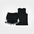 Conjunto Jordan Classic Blanco y Negro – Dri-Fit Premium