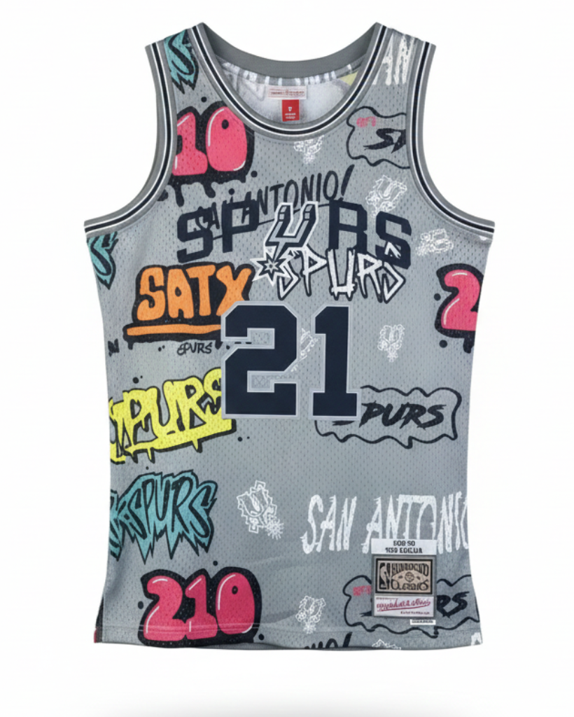 1998/99 NBA Spurs Mitchell & Ness - Tim Duncan