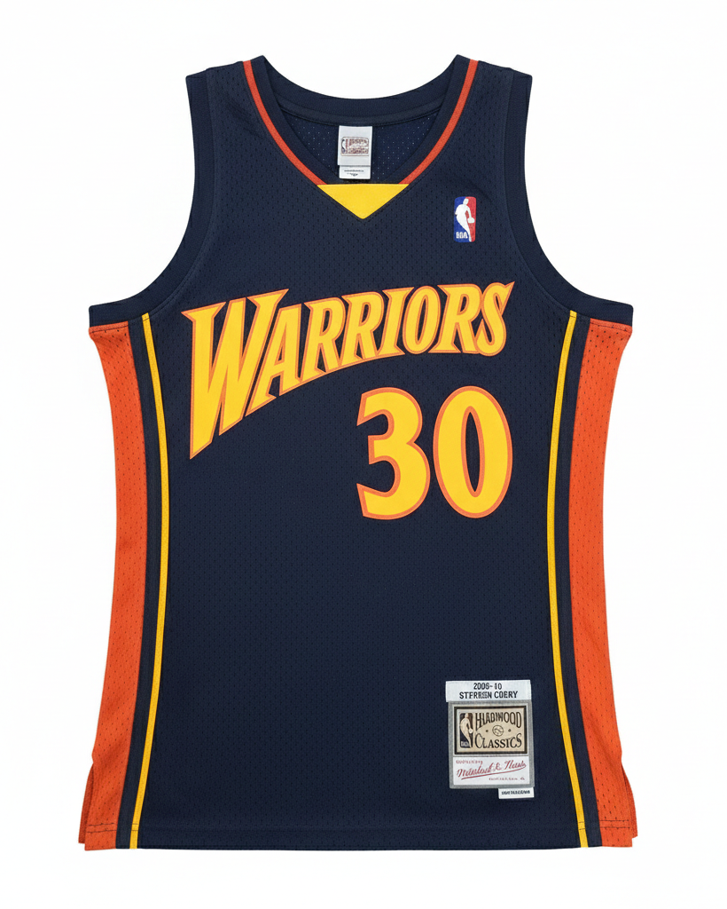 2009/10 NBA Warriors Mitchell & Ness - Stephen Curry