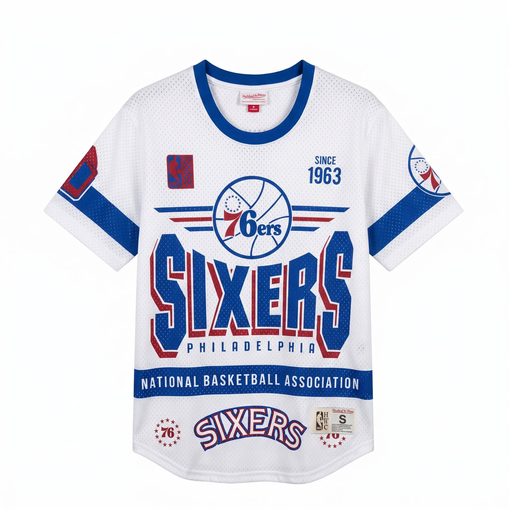 T-Shirt Hardwood Classics Mitchell & Ness - Philadelphia 76ers