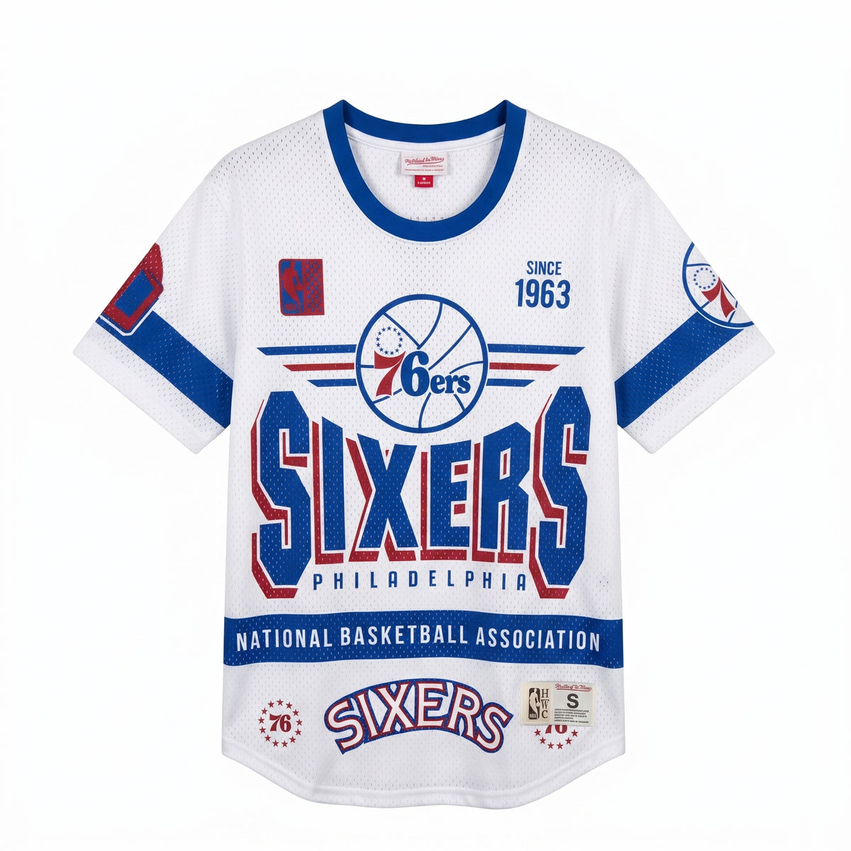 T-Shirt Hardwood Classics Mitchell & Ness - Philadelphia 76ers