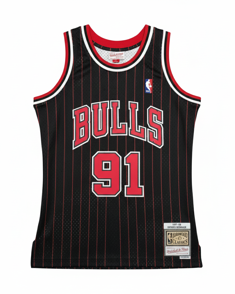 95/96 NBA Bulls Mitchell & Ness - Dennis Rodman