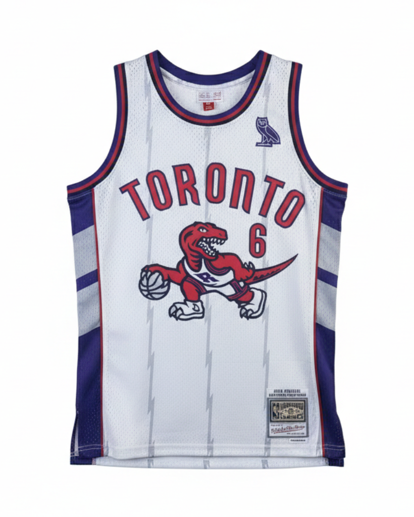 Mitchell & Ness x OVO White - Toronto Raptors Hardwood Classics