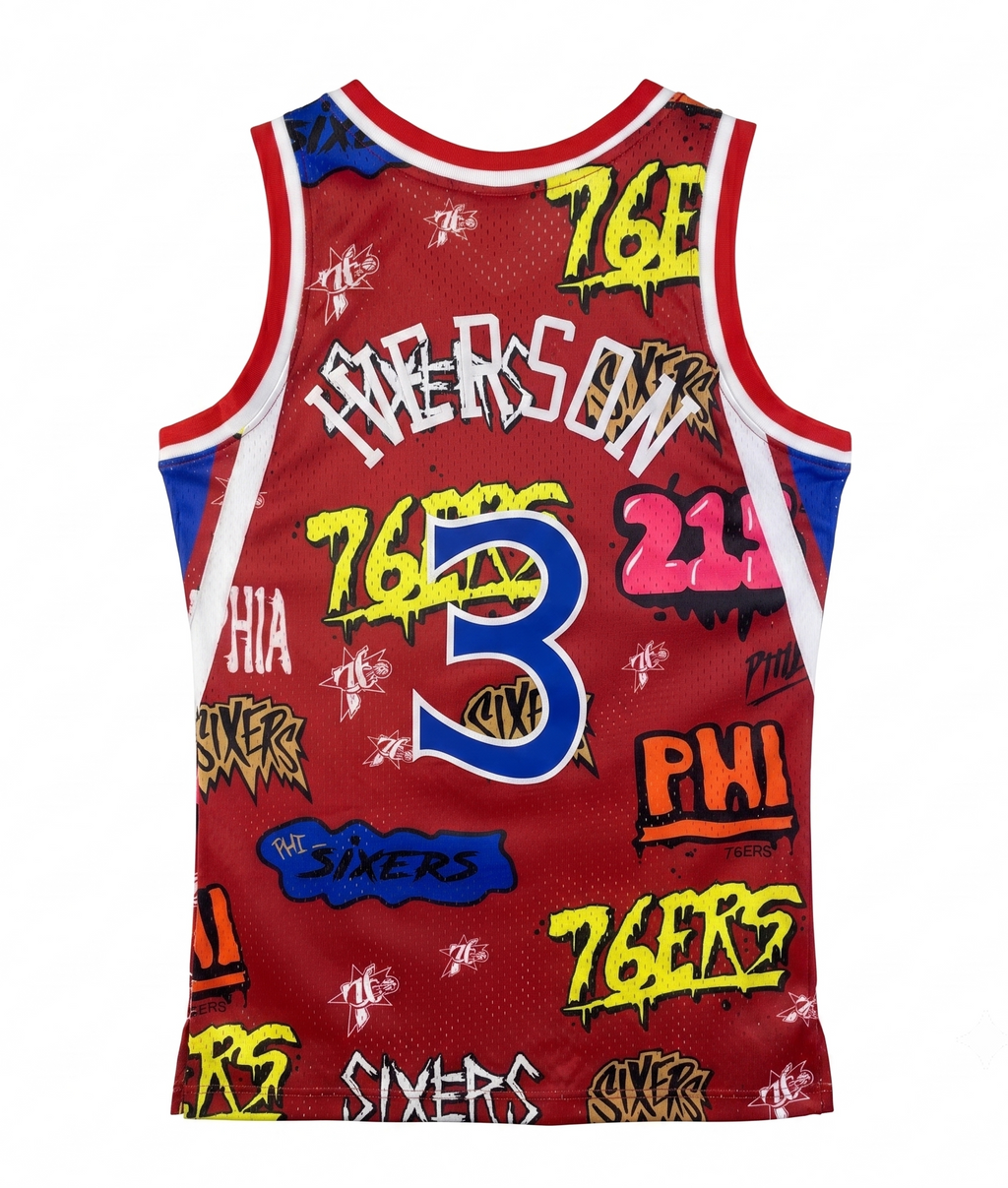 1996/97 NBA 76ers Mitchell & Ness - Allen Iverson