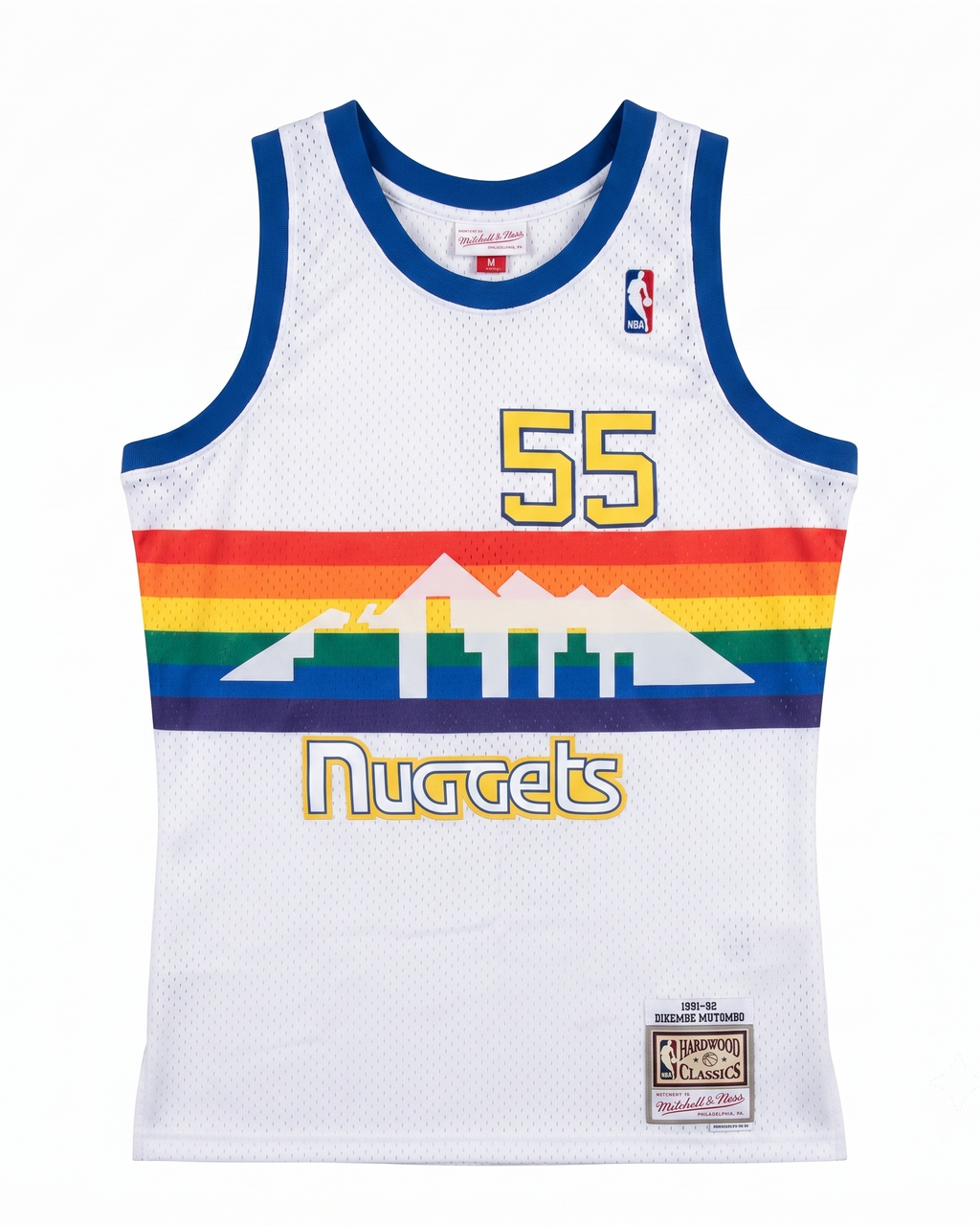 1991/92 NBA Nuggets Mitchell & Ness - Dikembe Mutombo
